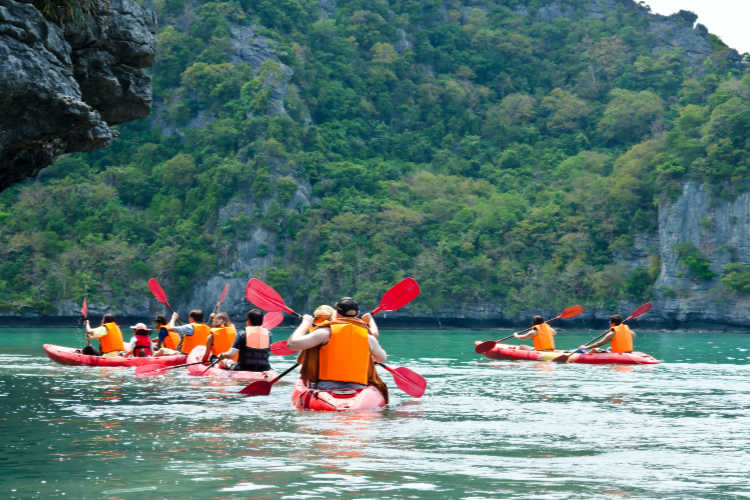 National Park kayaking