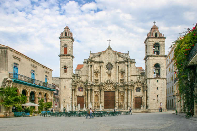 Plaza de la catedral Havana