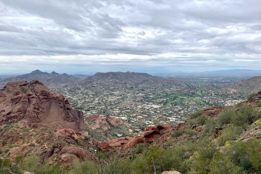 View from Camelback Mountain Phoenix
